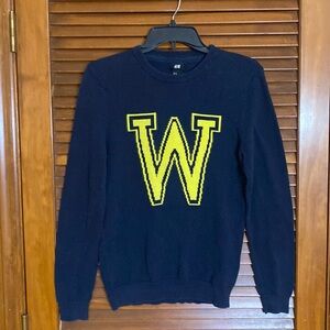 H&M W Letter Sweater